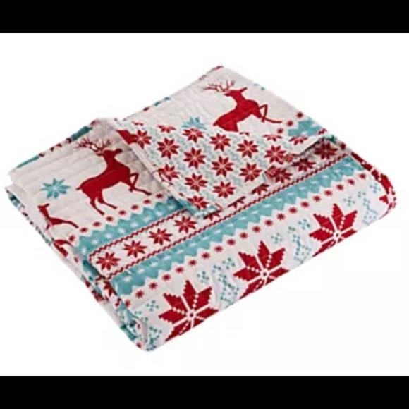 Levtex Christmas Quilt Brand New - Picture 2 of 2